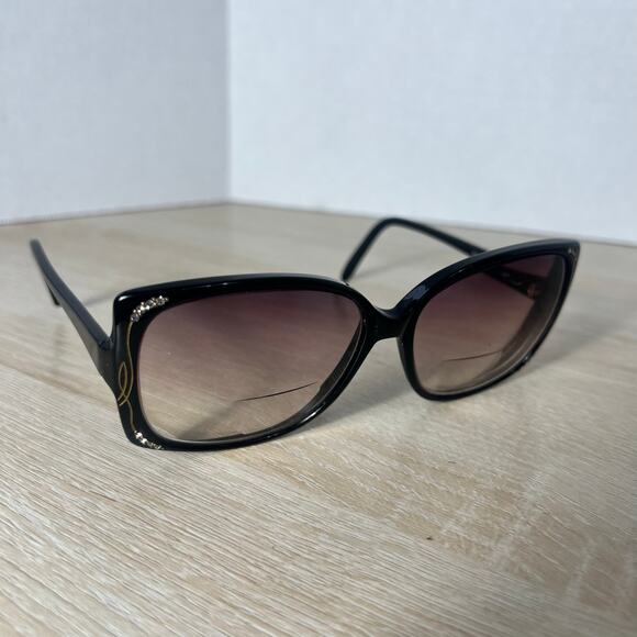 Vintage Tura 652 EBO Sunglasses Oversized Black FRAMES ONLY France L main image 16